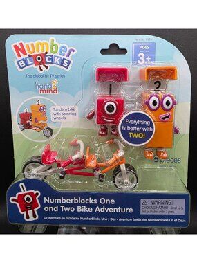 Numberblocks One & Two Bike Adventure Set Ages 3+ Toy